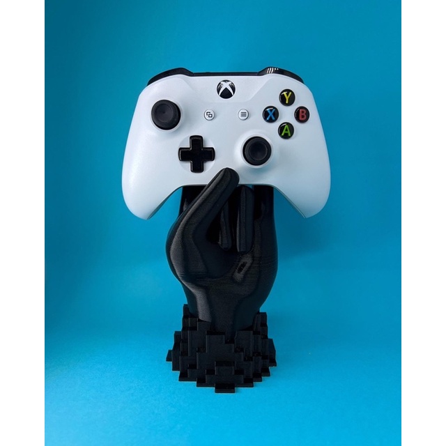 Suporte / Porta / Segurador de Controle - Manete XBOX e PS - Celular / Símbolo do Rock - 3D