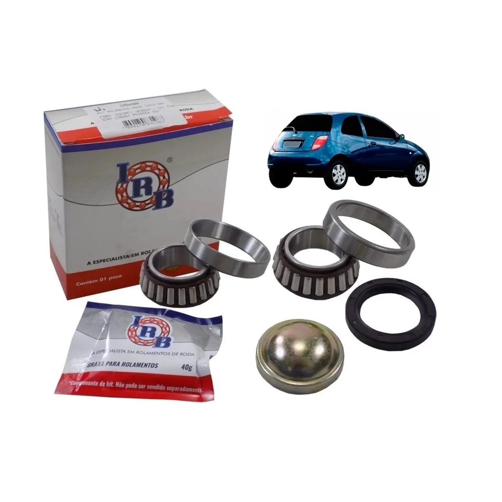 Kit Rolamento Roda Traseira Ford Ka 97 98 99 2000 2001 2002 2003 2004 2005 2006