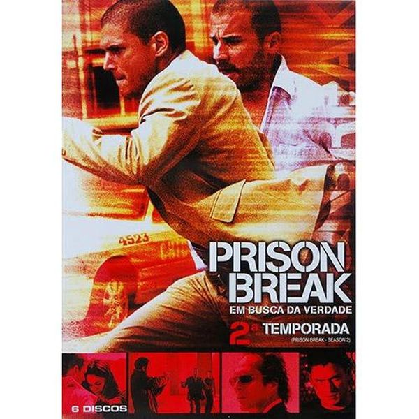 Dvd Prison Break Em Busca Da Verdade 2ª Temporada 6 Discos