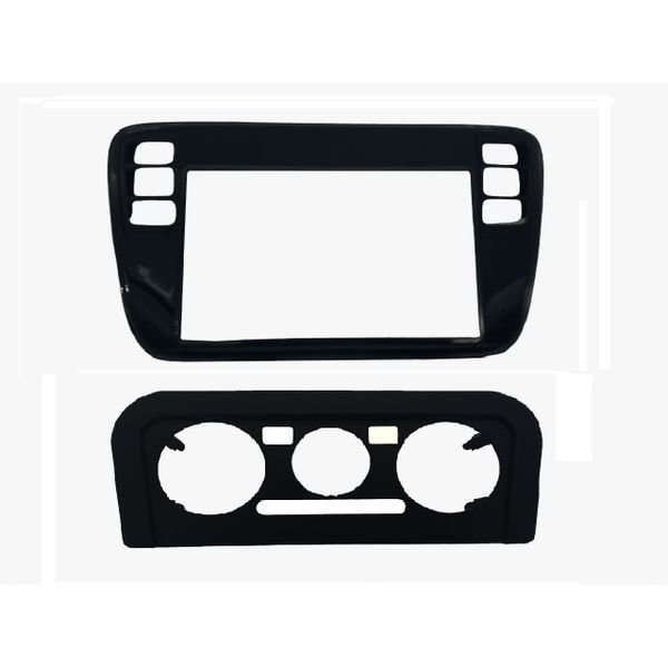 Moldura 2 Din Volks Up 2014, 2015, 2016 - Black Piano em Oferta na Shopee