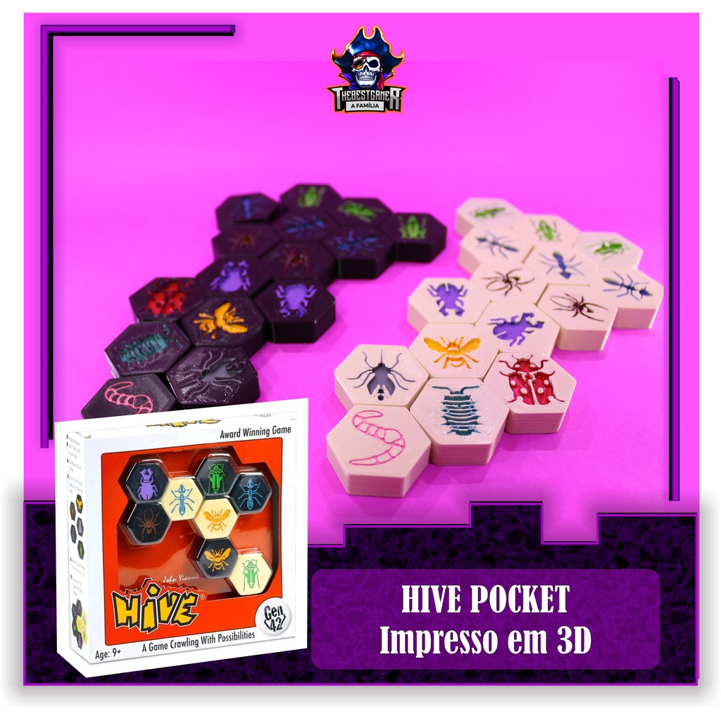 Hive Pocket Impresso Em 3D Escorrega O Pre o
