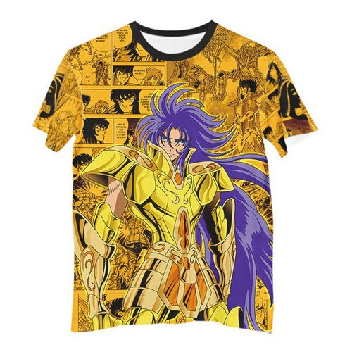 Camisa Camiseta Anime Cdz Kanon Gemeos Cavaleiro Ouro G1256