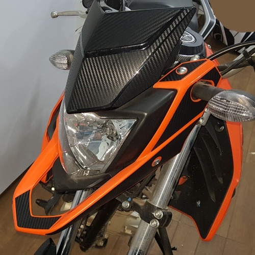 Adesivo Protetor Carenagem Farol Car Moto Yamaha Crosser 150 - até ano 2017