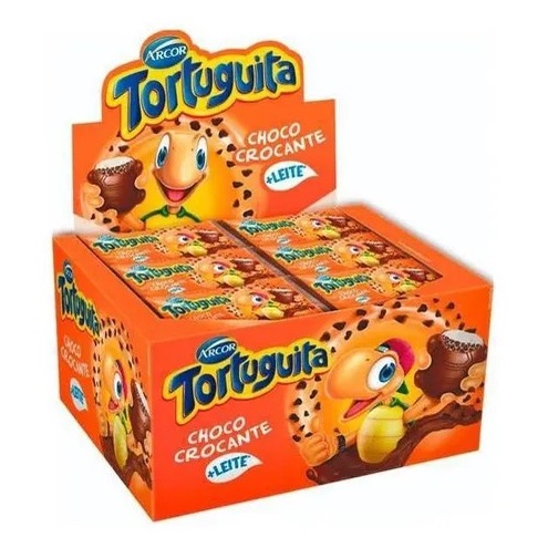 Caixa de Chocolate Tortuguita 24 unidades | Shopee Brasil