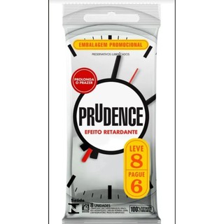 Preservativo Camisinha Prudence Efeito Retardante C/ 8un