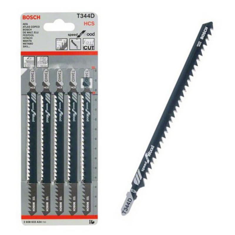 Lâmina para Serra Tico-Tico T344D com 5 Peças BOSCH em Oferta na Shopee