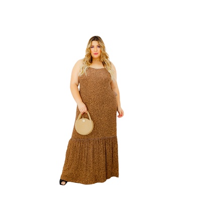 Vestido Longo Modelo Alcinha Madrinha Feminino Soltinho Plus 04