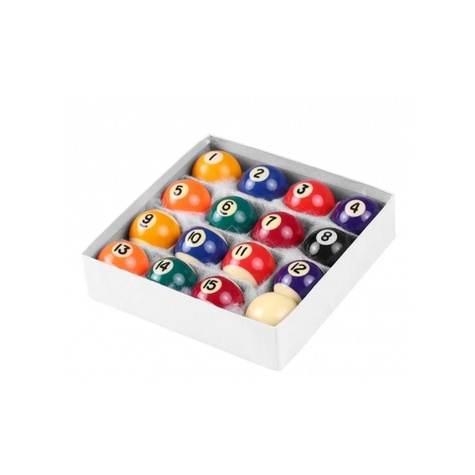 Mini Bolas De Sinuca Bilhar Snooker 25mm Mesa Infantil