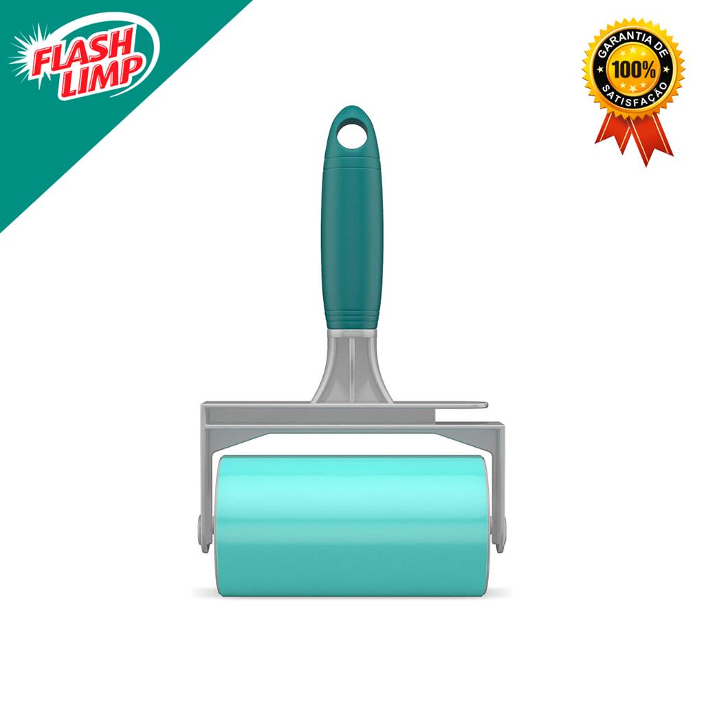 Rolo Adesivo Lavavel para Remover pelos Fiapos e poeira, FLP6497, Flash Limp - Home & Living