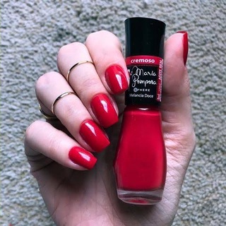 Esmalte Maria Pomposa Anti alérgico e Vegano Cor Melancia Doce
