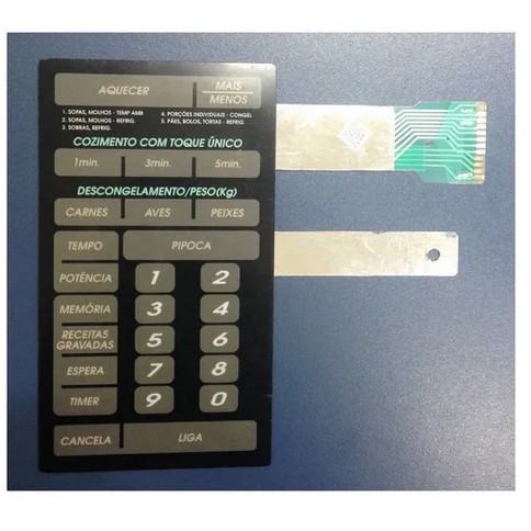 Membrana Teclado Microondas Consul Mu30 /  Mu 30 Samsung Mw5600 / Mw 5600