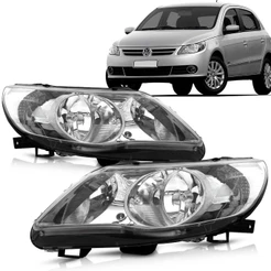 Par Farol Gol Saveiro Voyage G5 2009 2010 2011 2012 Foco Duplo Cromo Onix