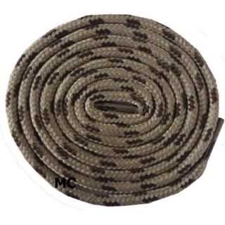 2 Pares de Cadarço Redondo Botas Coturnos 1.30m Marrom bege preto branco em Oferta na Shopee