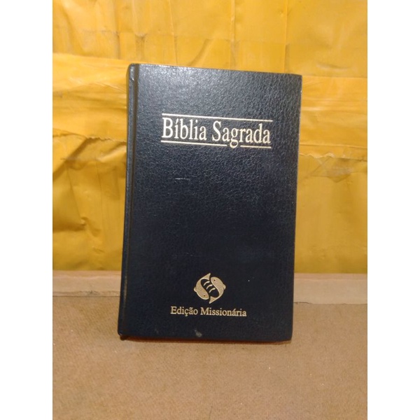 Bíblia Sagrada Ed. Missionária | Shopee Brasil