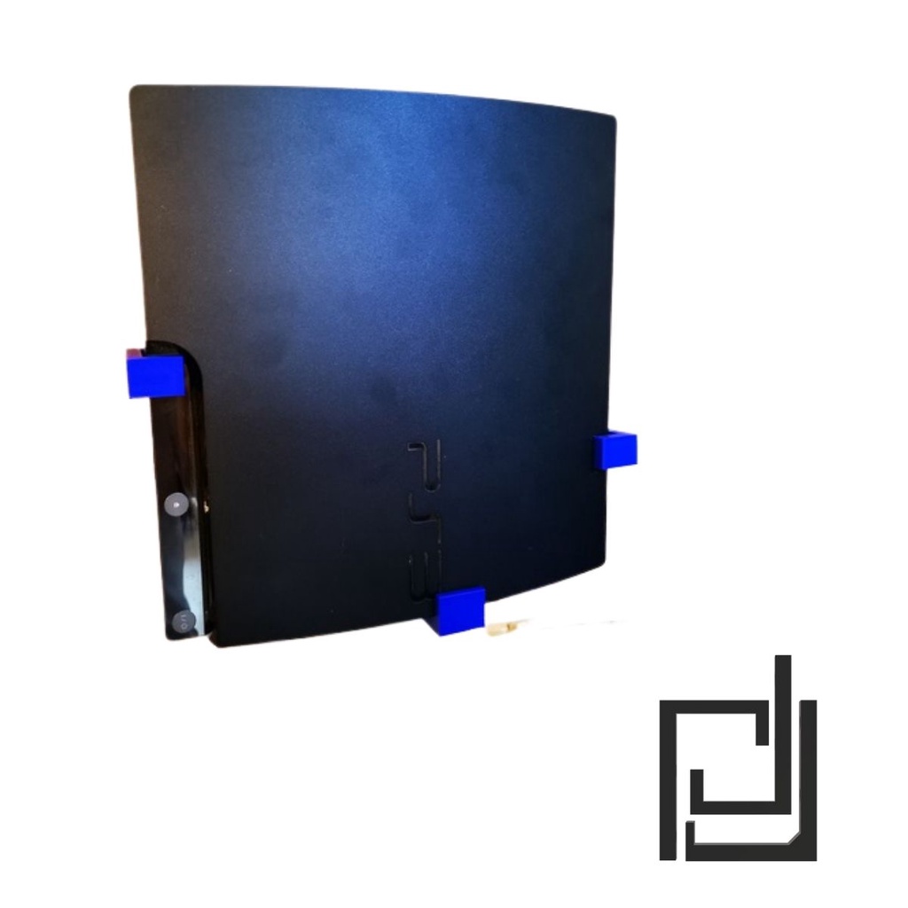 Suporte De Parede Para Ps3 Playstation 3 Slim + Parafusos 3D