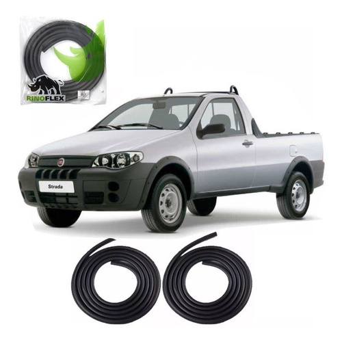 Par De Borrachas Porta Lateral Strada 08 2009 2010 2011 2012 em Oferta na Shopee
