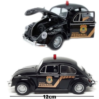 Carrinho de Coleção Volkswagem Fusca Herbie Fuka Fusquinha de Ferro Carros do Brasil 12cm