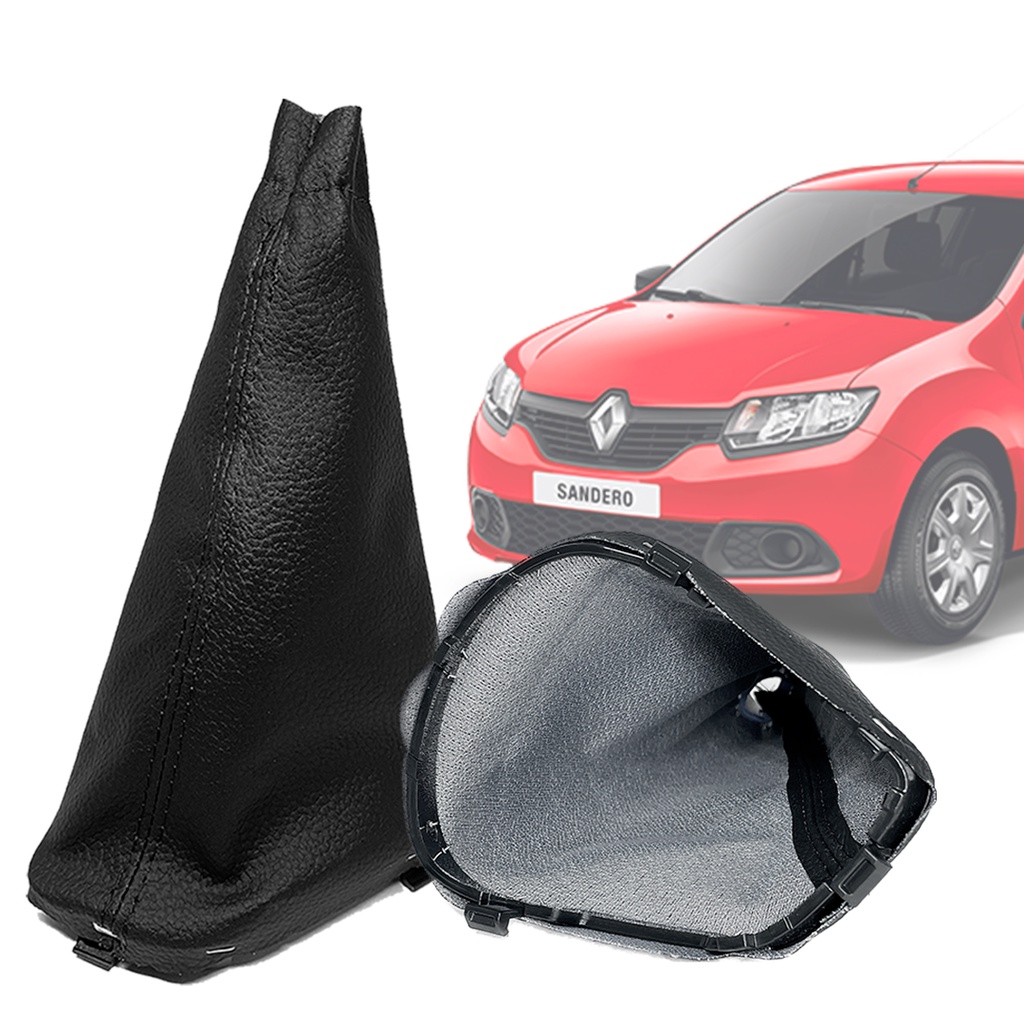 Coifa Alavanca Base Manopla Renault Sandero Logan Napa 2015 2016 2017 2018 2019 2020