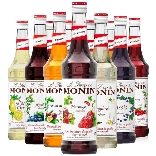 Soda Italiana Monin 700ml Kit 4 Unidades | Shopee Brasil