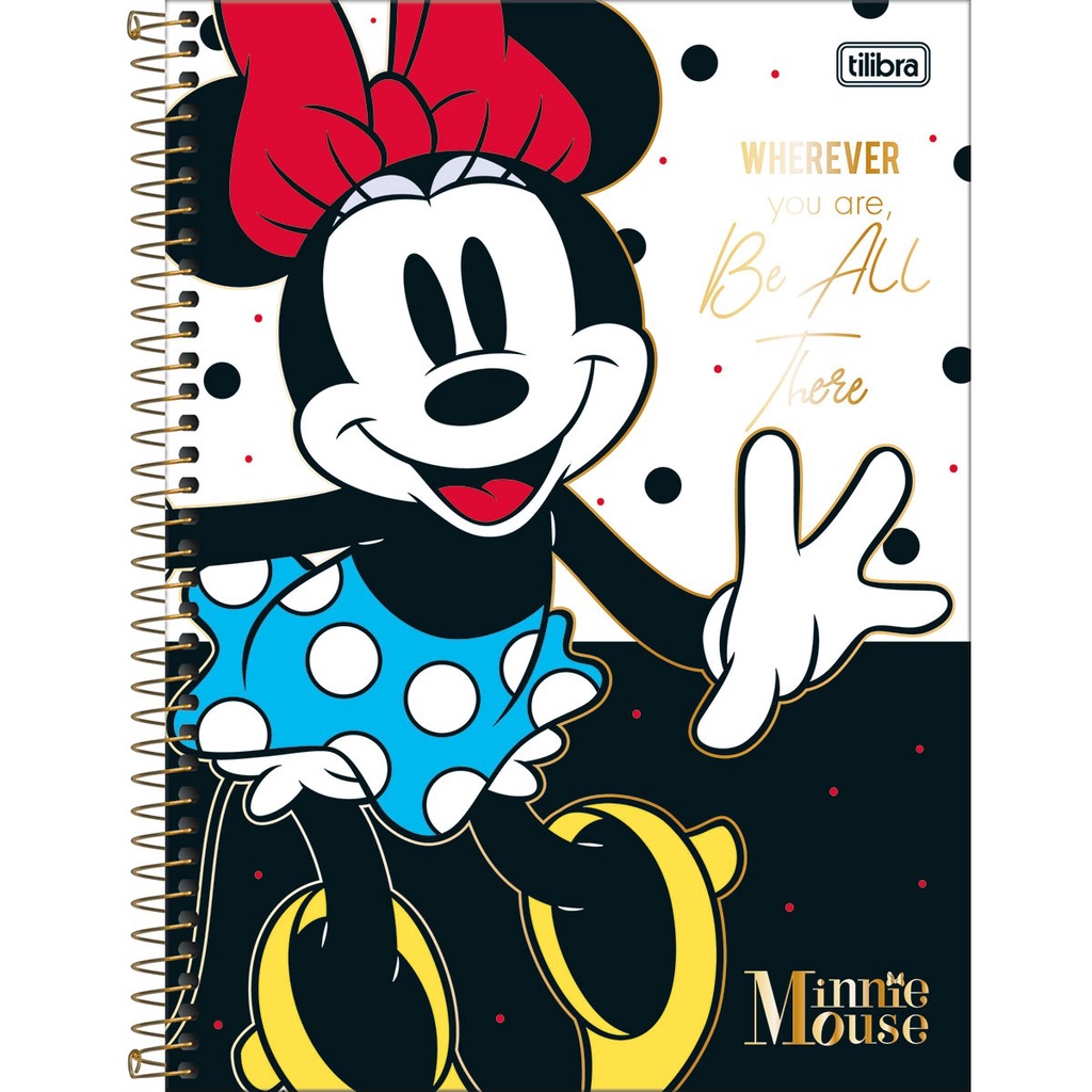 Foto ilustrativa Caderno Espiral Capa Dura Universitário 10 Matérias Minnie Core 160 Folhas Foto ilustrativa Caderno Espiral Capa Dura Universitário 10 Matérias Minnie Core 160 Folhas Foto ilustrativa Caderno Espiral Capa Dura Universitário 10 Matérias Mi