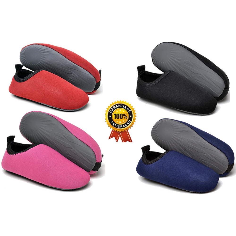 Sapatilha Antiderrapante Areia Piscina Infantil Menina Menino Unissex em Oferta na Shopee