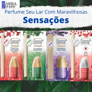 Difusor de Aromas Secar Aromatizador de Ambientes Casa Perfumada Sensações 100ml