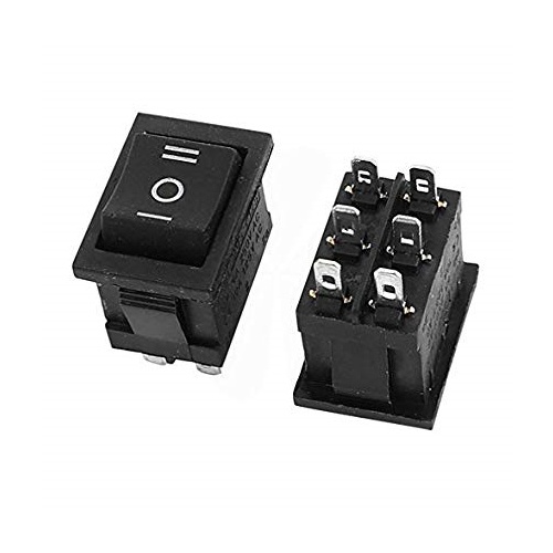 10-chave gangorra kcd1-203 preta 6t 3posições on/off/on. em Oferta na Shopee