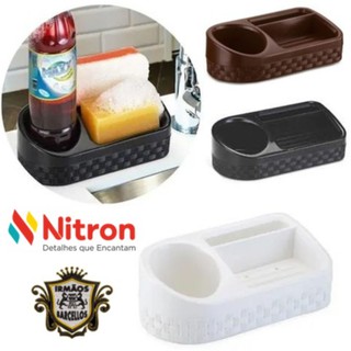 Porta Dertegente Plastico Rattan 19,5cm Com Base - Nitron