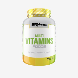 Multivitamínico Multivitamins Foods 90 Capsúlas – BRNFOODS