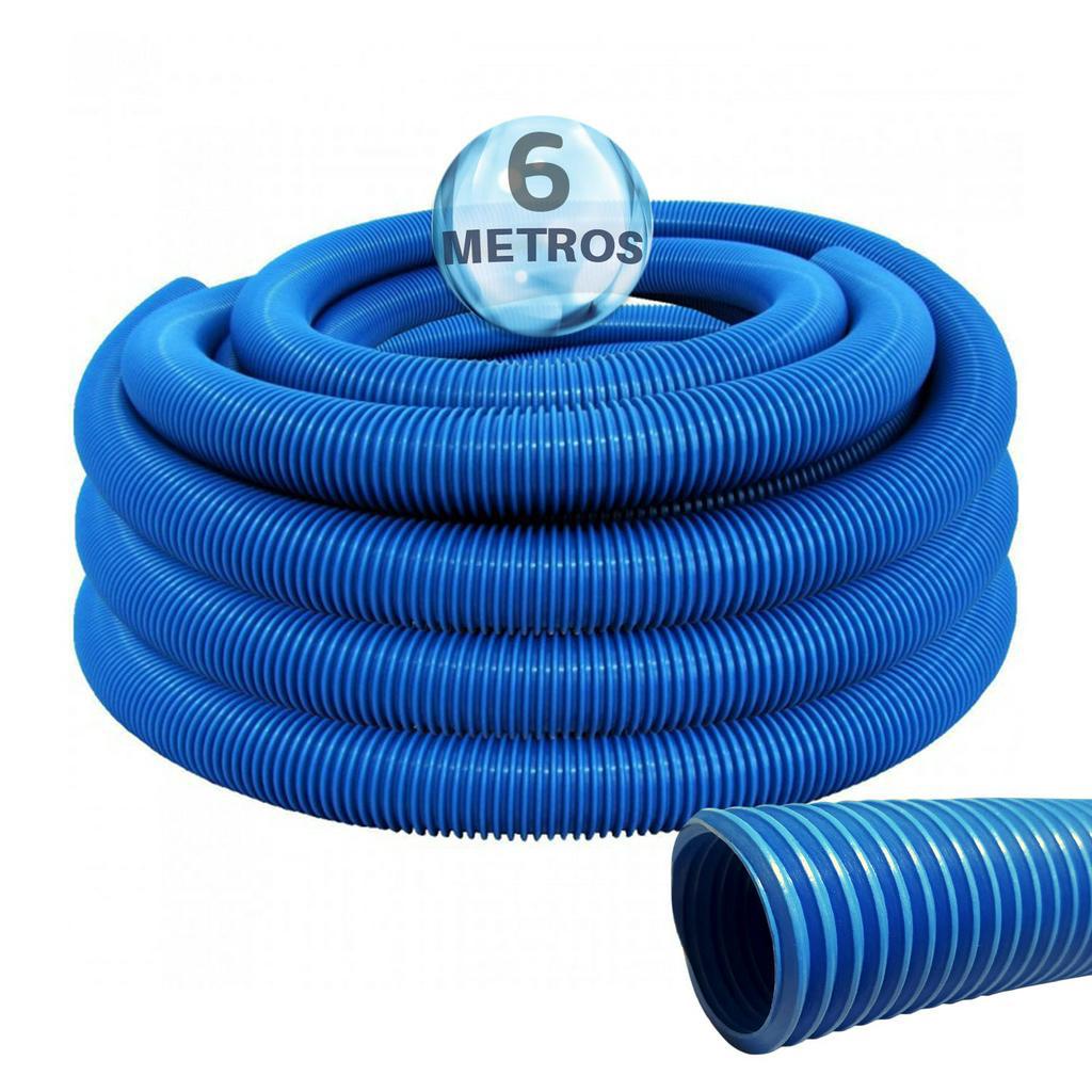 Mangueira Flexivel Flutuante Para Limpeza Piscina 6 Metros 1/2 38mm