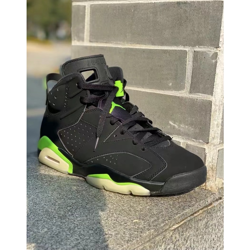 Jordan retro cheap 6 verdes