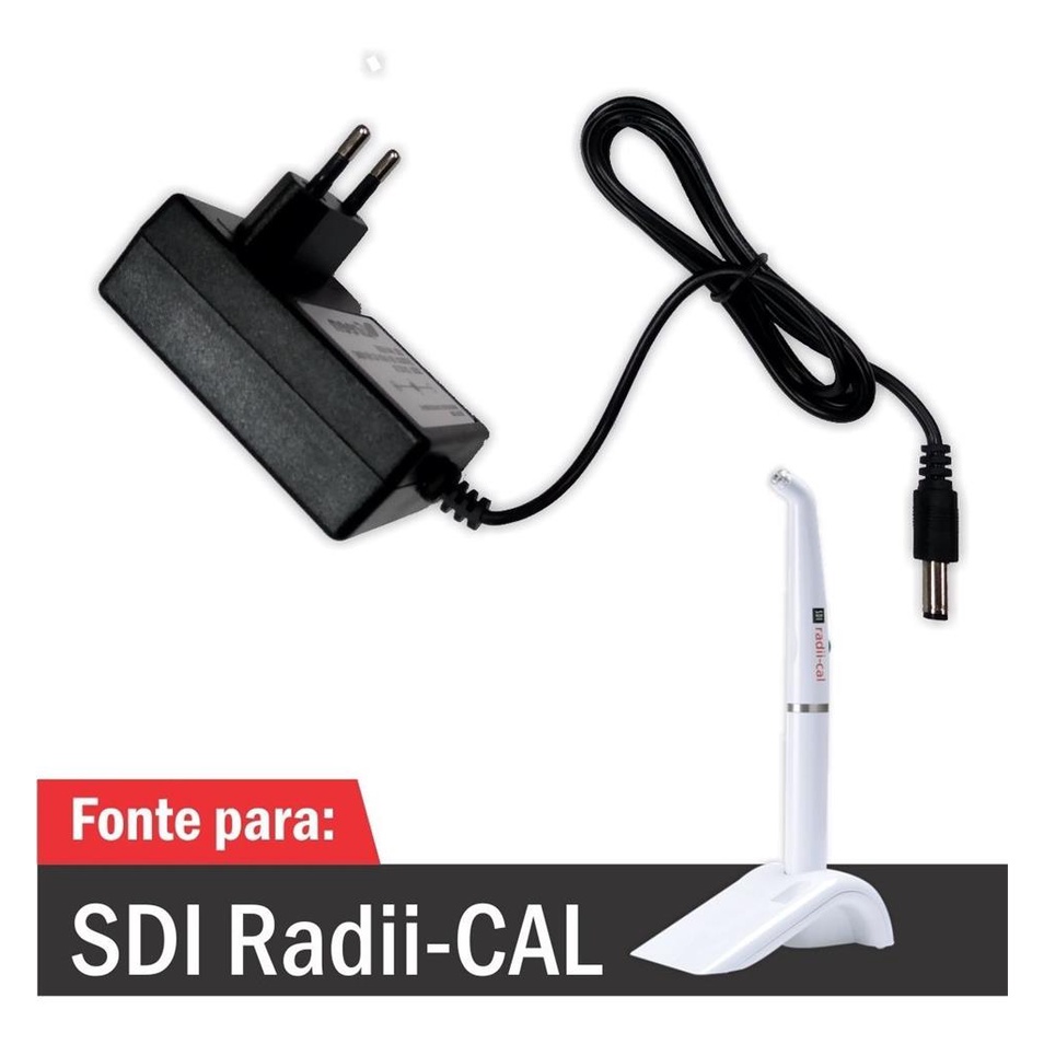 Fonte Para Fotopolimerizador Sdi Radii Cal ( Carregador / Cabo de Forca / Cabo de Energia ) - R980