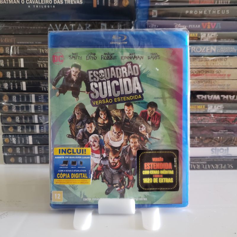 Bluray Filme Esquadrão Suicida 2 Discos (Lacrado)(LEIA A DESCRIÇÃO)- Versão estendida
