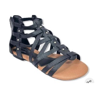 Sandália Rasteira estilo Gladiadora - Palmilha confort com EVA 2,5 mm