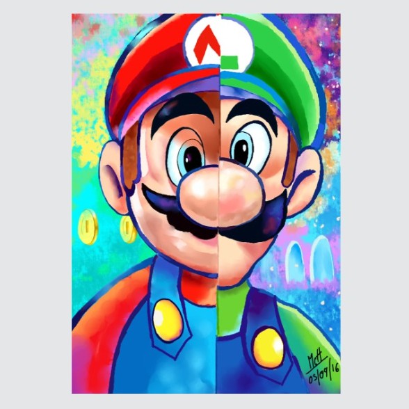 Quadro Decorativo Super Mario Shopee Brasil