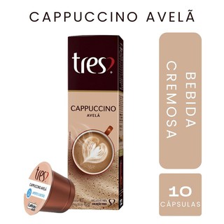 Cápsula de Cappuccino Avelã TRES 3 Corações