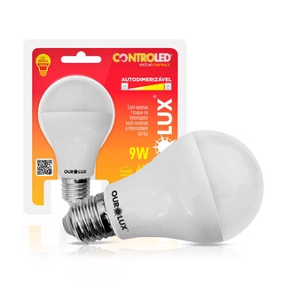 Lampada Led Inteligente Autodimerizavel 9W Bivolt E27 2700K