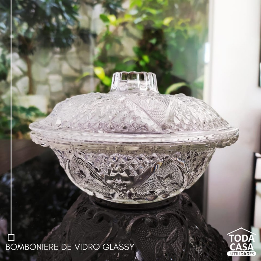 Bomboniere de Vidro Glassy  UniCasa
