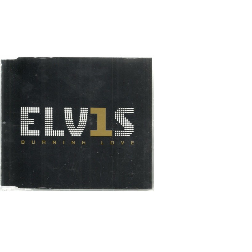 cd single elvis presley burning love