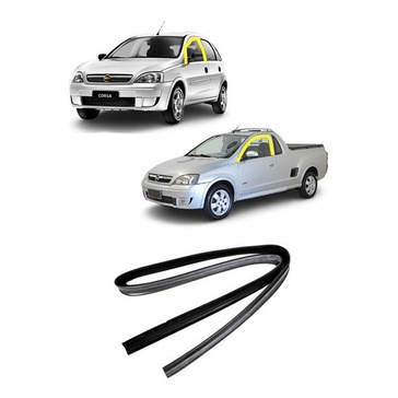 Borracha Canaleta Vidro Dianteiro Corsa Joy Maxx 02 A 12 Le em Oferta na Shopee