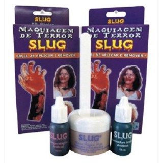 Maquiagem de terror ferimentos zumbi halloween (Slug) em Oferta na Shopee