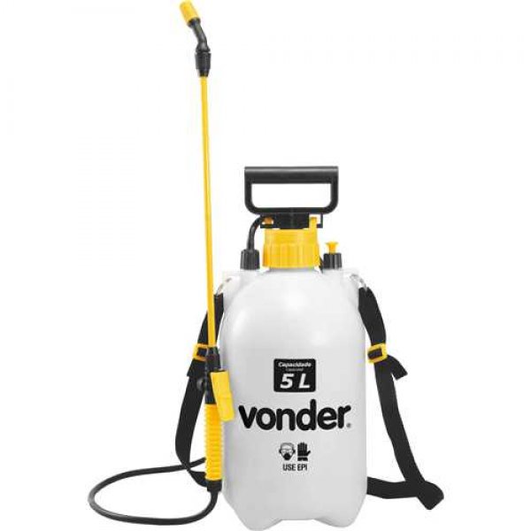 Pulverizador Lateral 5Lt Com Compressão Previa PL005 VONDER - Ideal para Jardinagem e Limpeza em Oferta na Shopee