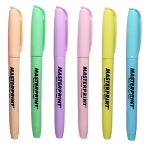 Kit 6 Canetas Marca Texto Tom Pastel Masterprint Várias Cores em Oferta na Shopee