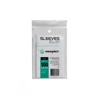 Sleeves Slim USA 56 X 87mm 100 unidades Meeple BR