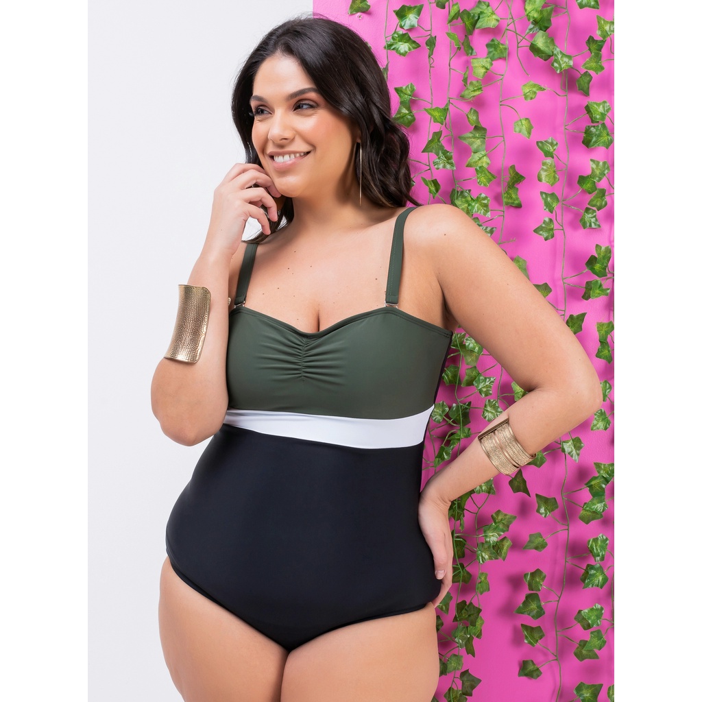 RWX VEST Maiô Plus Size Feminino Moda Verão Traje de Natação Maiôs de Peça Única WW29
