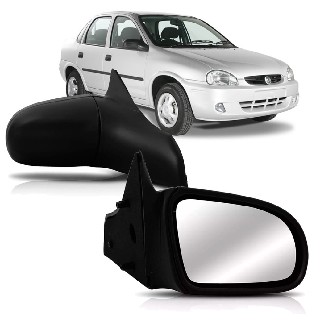 Par Retrovisor Corsa Wind, Super Classic Wagon Pickup Corsa 1994 1995 1996 1997 1998 1999 2000 2001 2002 2/4portas