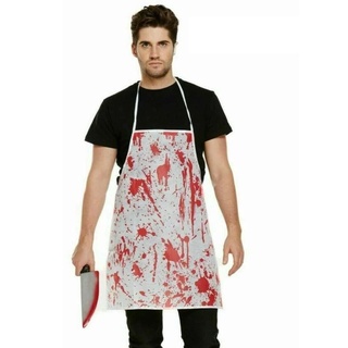 Fantasia Barata Avental com sangue e Faca Açougueiro Fantasia Halloween adulto envio Já Promoção fantasia halloween