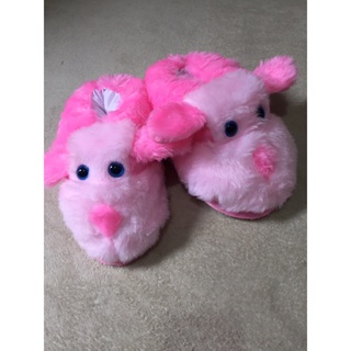 linda pantufa cachorrinho rosa em Oferta na Shopee