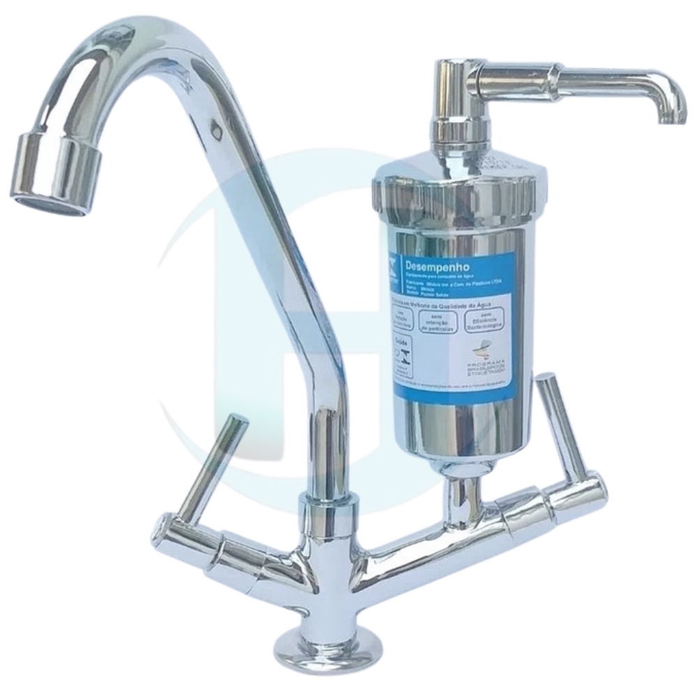 Torneira com Filtro Cozinha Bancada Bica Movel 2180 C- 65