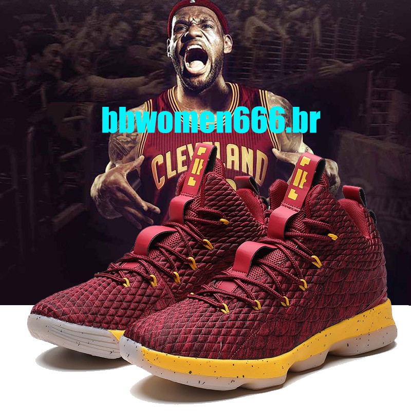 LeBron James 15 Tênis de basquete Tênis de basquete juvenil Size:36-45 Unisex sneakers